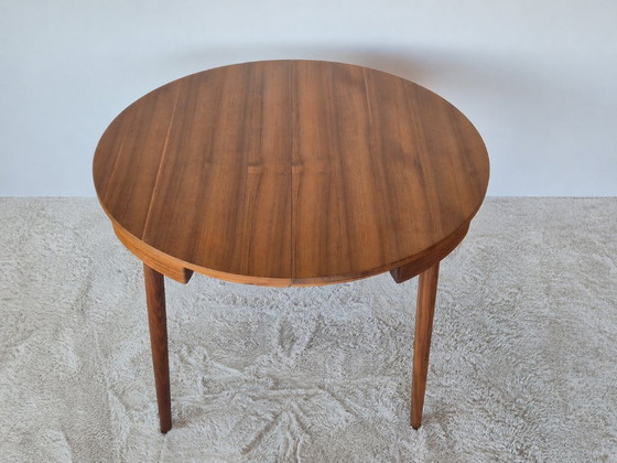Image 1 of  Set da pranzo allungabile Roundette in teak di Hans Olsen per Frem Røjle, Danimarca, anni '60