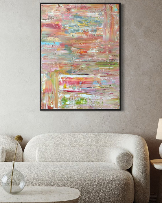 Image 1 of Kunstwerk 120x90cm incl. baklijst