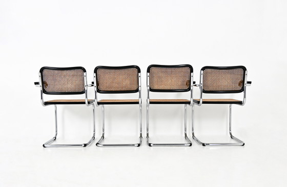 Image 1 of Dining Chairs Style B32 by Marcel Breuer, Set of 4