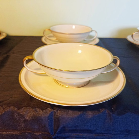 Image 1 of Tasses à soupe Rosenthal Winifred - État neuf (1941)