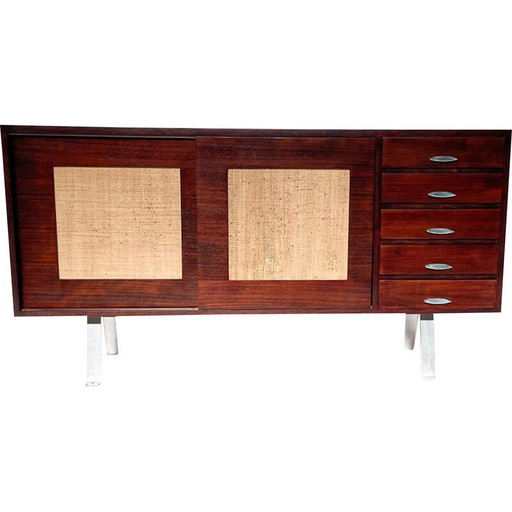 Vintage houten dressoir, Italië 1960