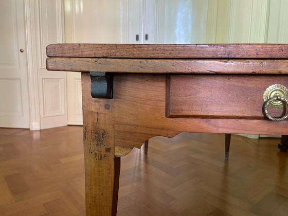 Tavolo da fattoria allungabile Tavolo da pranzo antico francese XIX secolo – Tavoli da pranzo, Legno (photo 13 of 25)
