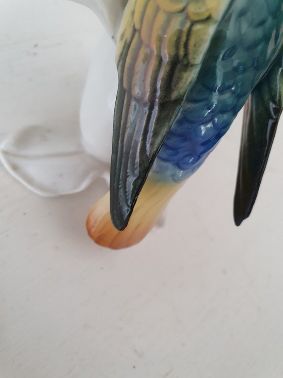 Image 1 of Karl Ens porseleinen kolibrie – handbeschilderd- perfecte staat