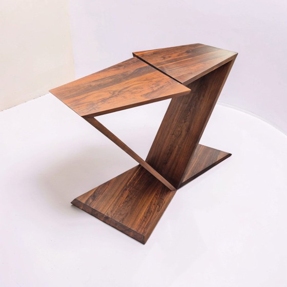 Set di 2 tavolini laterali modernisti, Paesi Bassi, anni '90 – Wood (photo 5 of 12)