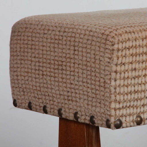 Tabouret dans le goût de Guillerme et Chambron, 1960