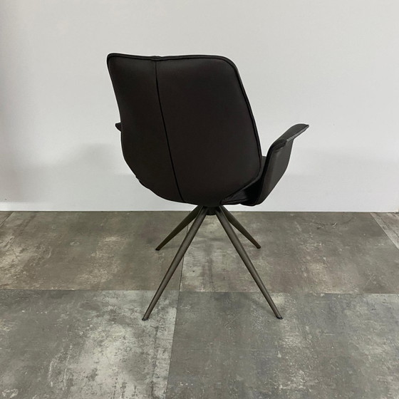 Uf, juego de 6 – Bert Plantagie, Sillas de comedor, Leather, Calfskin (photo 6 of 7)