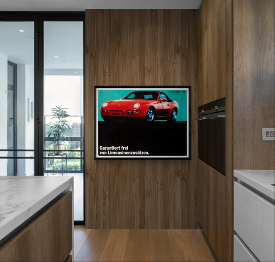 Porsche 968 So baut man Sportwagen – Anni '90 – Poster originale Porsche vintage – Arte automobilistica – (photo 2 of 8)