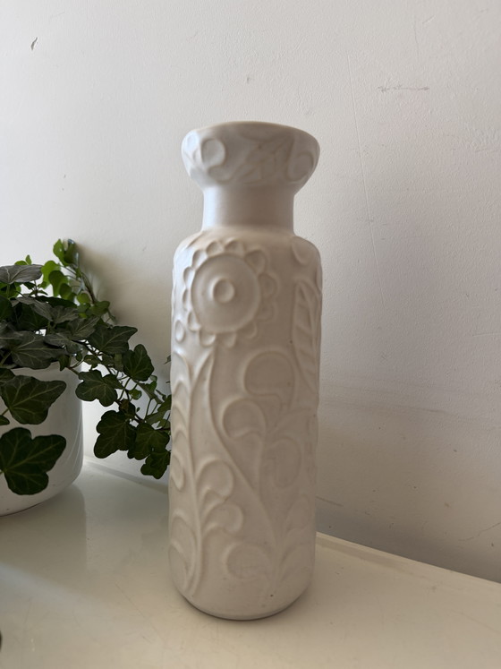 Image 1 of West Germany white vase marked