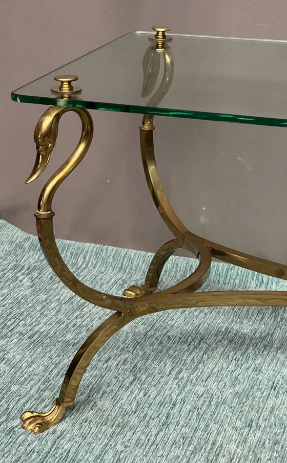 Tavolino da caffè in ottone massiccio – Maison Jansen, Tavolini da caffè, Brass (photo 4 of 9)