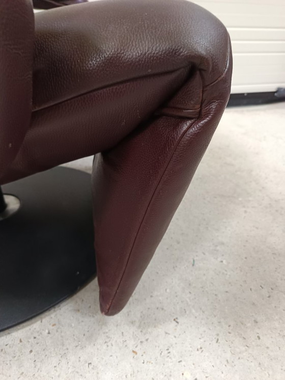 Image 1 of Fauteuil Jori 'Yoga' / Fauteuil pivotant en cuir