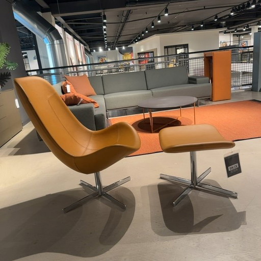 Gelderland 7400 draaifauteuil met voetenbank