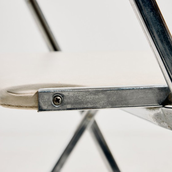Silla Aprilina MK11611 diseñada por Gae Aulenti para Zanotta, juego de 4 – Sillas plegables, Metal (photo 10 of 14)