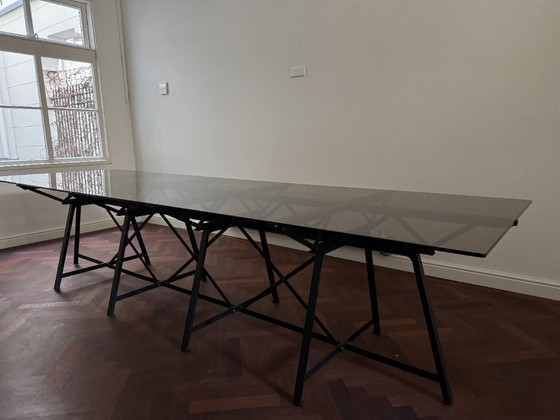 Image 1 of Glass Dining "Endless Table" by Aart van Asseldonk