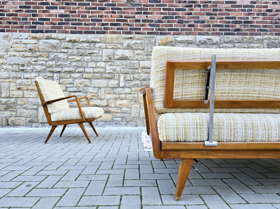 Image 1 of Knoll Antimott Daybed Sofa Easychair Set Zitgroep Mud Century Vintage jaren 60 70