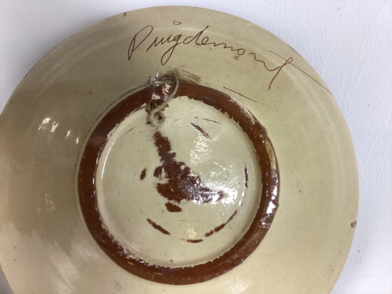 Image 1 of 2 piatti da parete in ceramica spagnola Puigdemont vintage anni Cinquanta e Sessanta