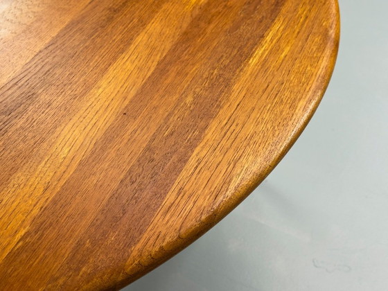 Image 1 of Circular Teak Coffee Table from Mikael Laursen, 1960s