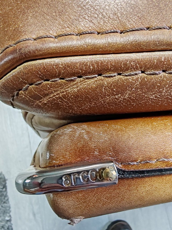 Image 1 of Ensemble canapé et fauteuil en cuir Arcon de Marco Milisich pour Baxter