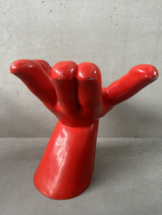 Image 1 of Sedia/sgabello vintage in poliestere - anni &#39;80