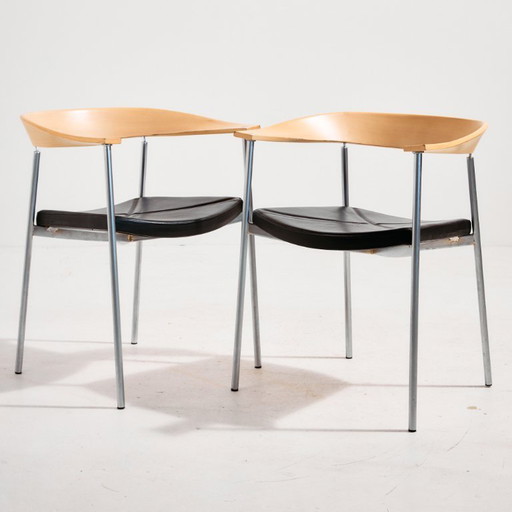 Poltrona MK11490 Stuk di Johannes Foersom e Peter Hiort-Lorenzen per Paustian