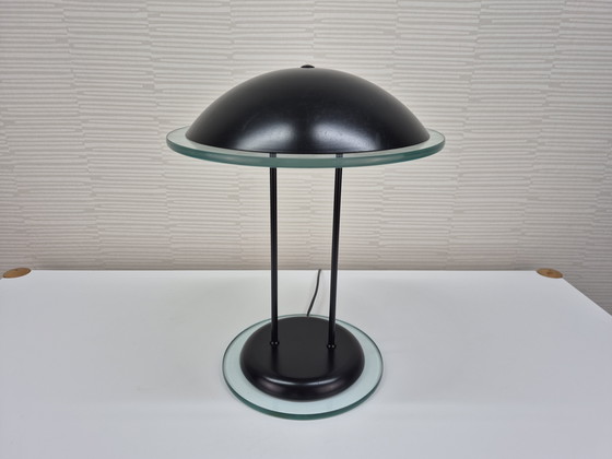 Image 1 of Herda table/desk lamp. Vintage 1980s mushroom lamp.