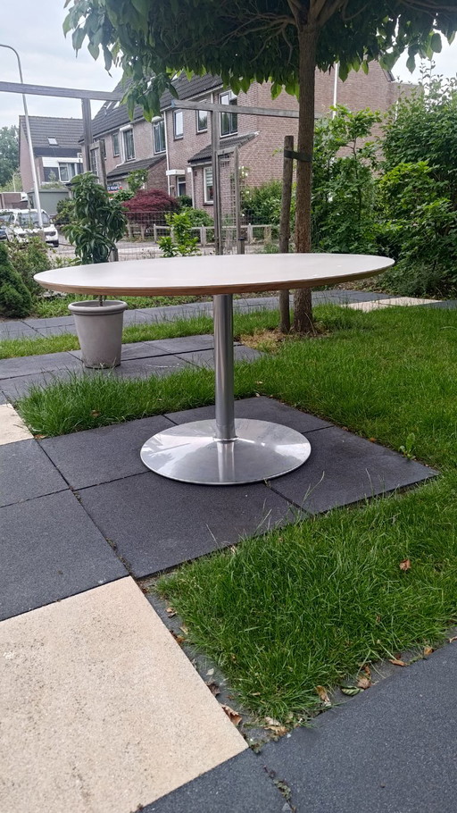 Artifort Pierre Paulin Table and Little Tulip Chairs