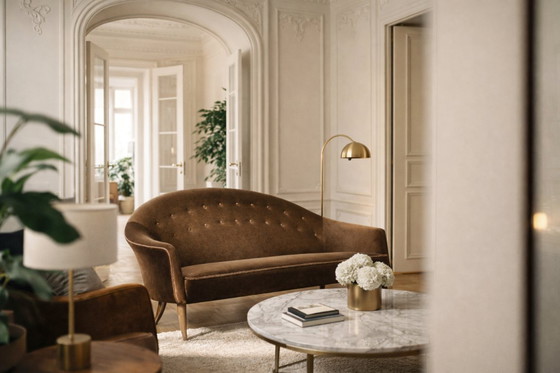 Image 1 of Vintage Mid-Century Scandinavian Modern Paradiset Sofa by Kerstin Hörlin-Holmquist for Nordiska Kompaniet, 1950s