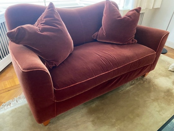 Image 1 of Deux canapés Giorgetti avec pouf