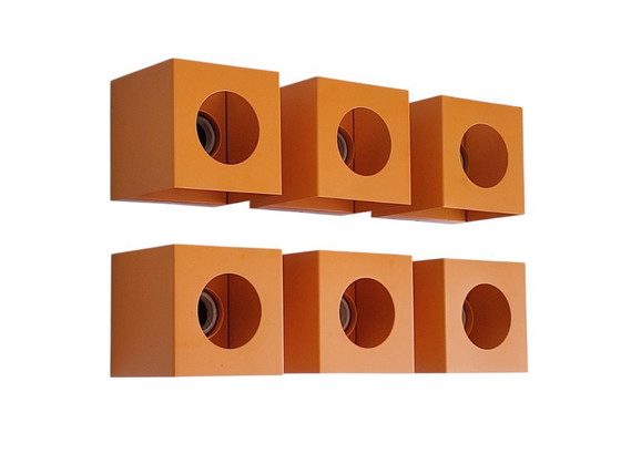 Image 1 of 6x Philips cube wall lights