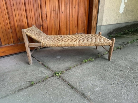 Letto da giorno rustico in vimini intrecciato a mano – Letti da giorno, Legno (photo 5 of 6)