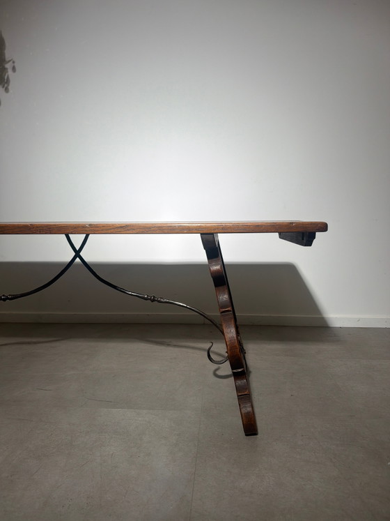 18th Century Solid Oak Dining Table (photo 9 of 9)