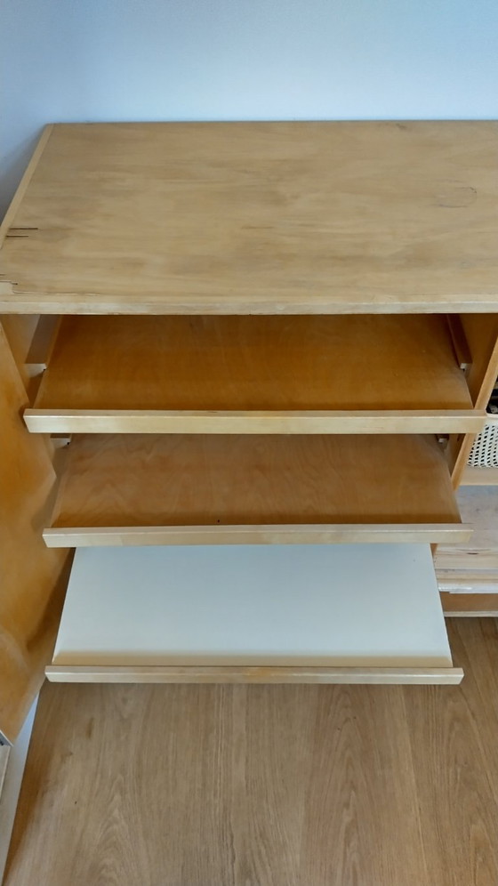 Image 1 of Aparador PASTOE de Cees Braakman - serie de abedul de los años 50 - 130 x 91 x 47 cm