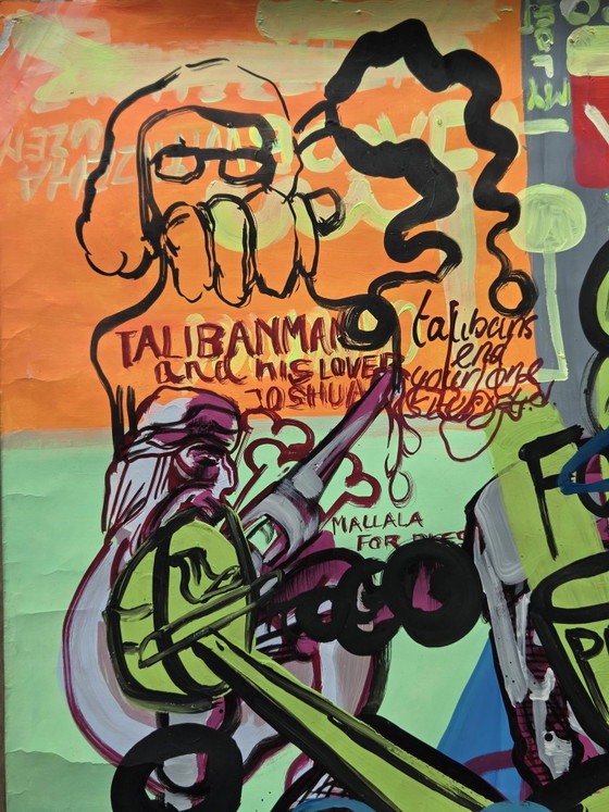 Taliban man – Objets d'art, Papier (photo 9 of 13)