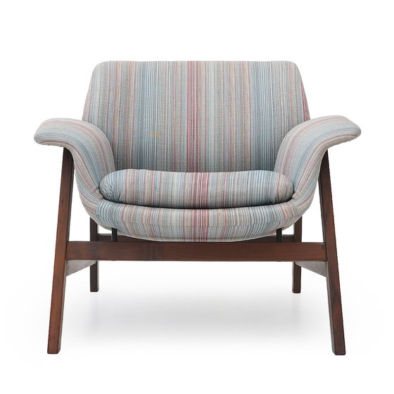 Image 1 of Pair of “849” armchairs by Gianfranco Frattini for Cassina, 1950s