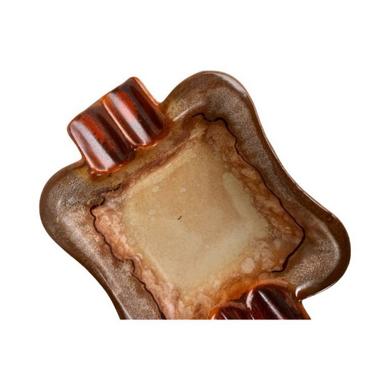 Image 1 of Cenicero de cerámica Fat Lava, firmado, Alemania, años 70.