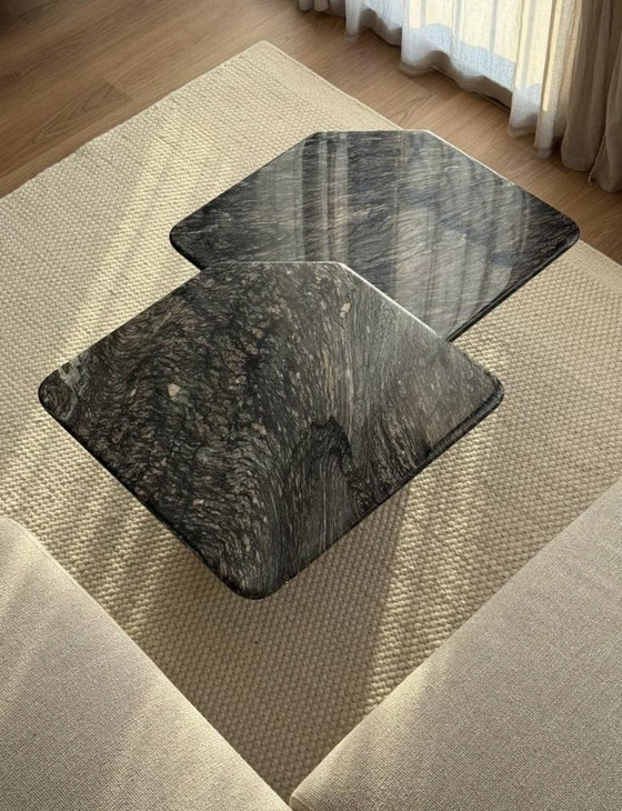 Image 1 of Vintage marble coffee table set