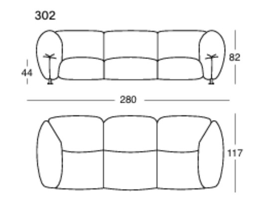 Image 1 of Zanotta Zazamax Sofa