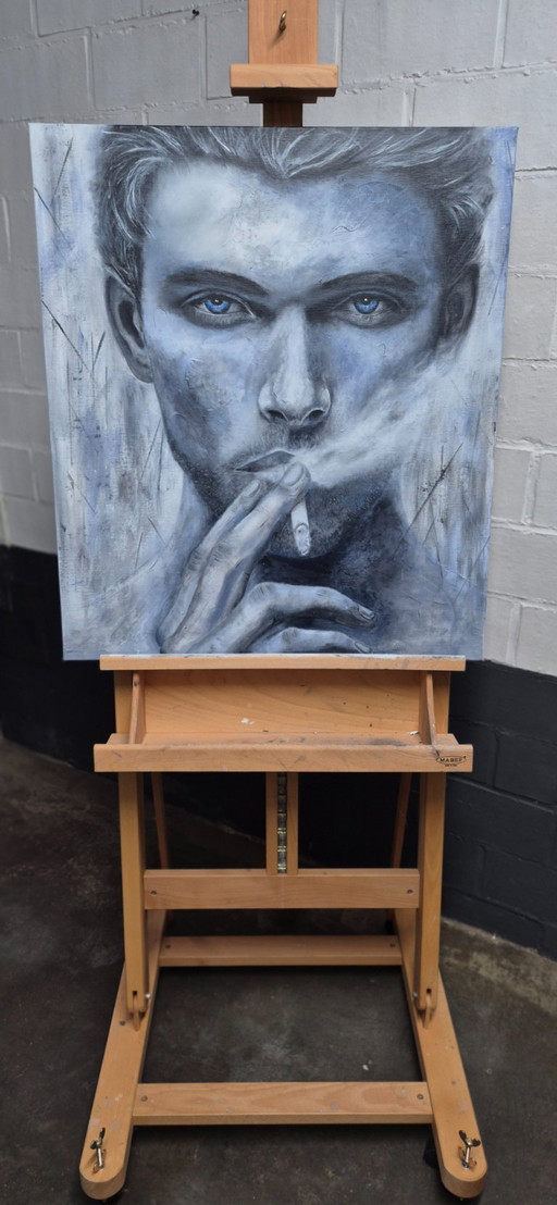 Against the Grain - Mixed Media Painting – schilderijen tekeningen, Canvas (photo 2 of 12)