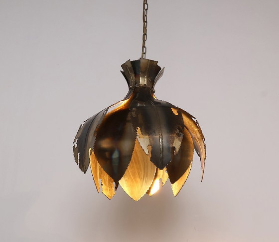 Image 1 of Holm Sorensen brass pendant lamp, 1960s
