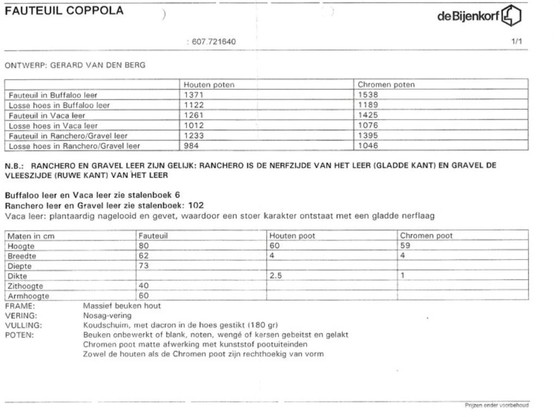 Image 1 of Poltrona Gerard van den Berg Coppola