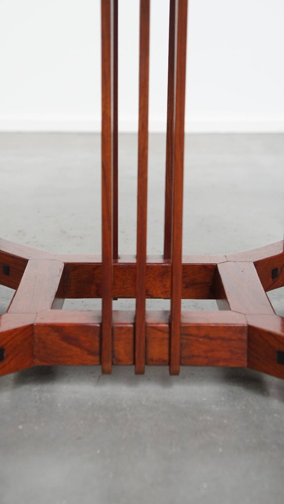 Image 1 of Round Schuitema side table/saloon table from the Decoforma series in Art Deco style
