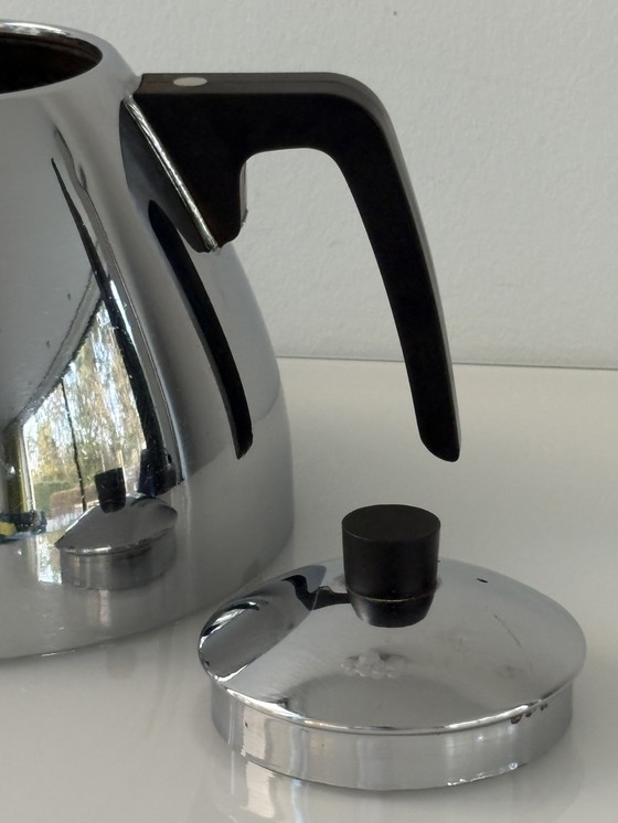 Image 1 of Vintage 60’s RVS theepot, merk Daalderop
