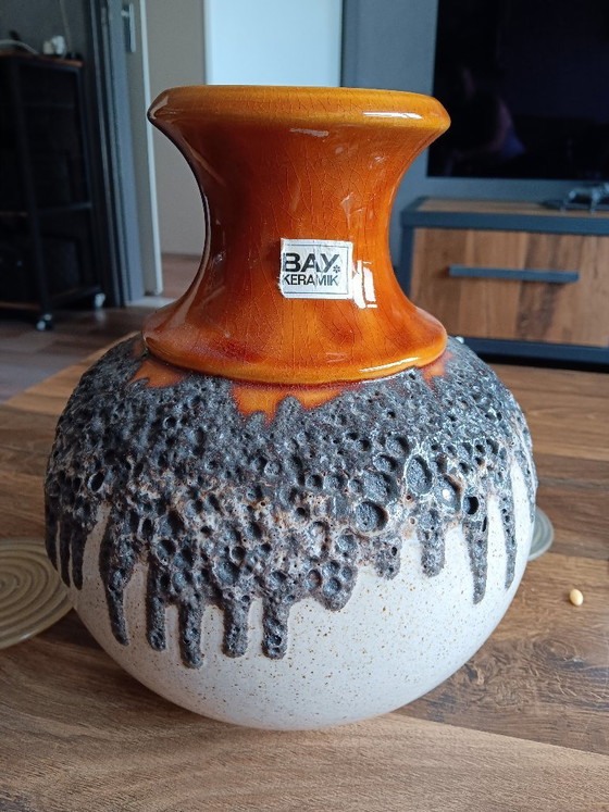 Image 1 of Vintage vase by Bay Keramik from West Germany, from the 1960s and 70s.