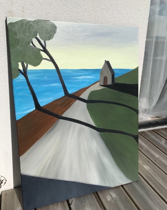 Image 1 of Öl auf bespanntem Keilrahmen 81x60cm.  Wird ohne Rahmen verkauft