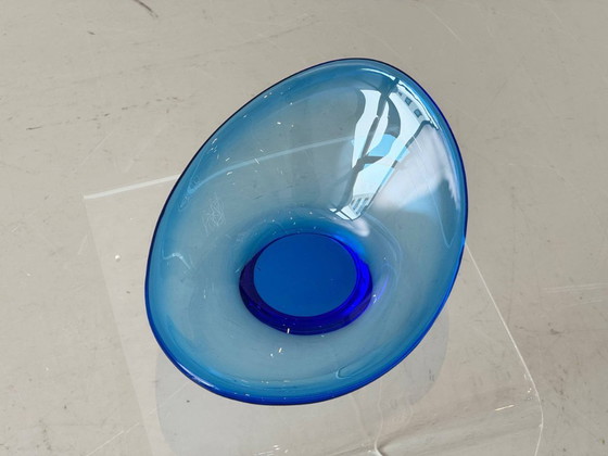 Image 1 of Ciotola Selandia blu di Per Lütken per Holmegaard, Danimarca, anni '60