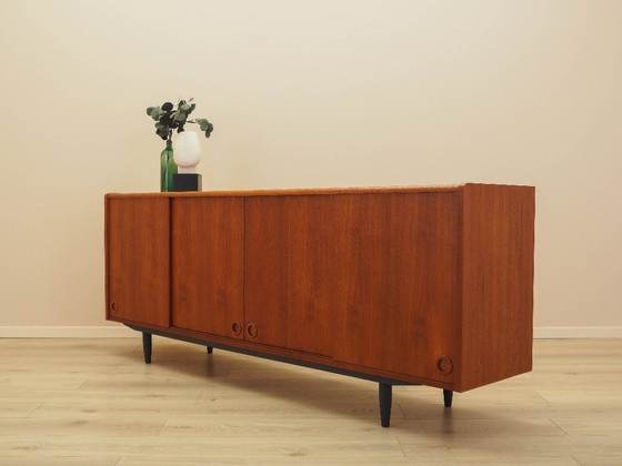 Image 1 of Aparador de teca, diseño danés, década de 1970, fabricado en Dinamarca.