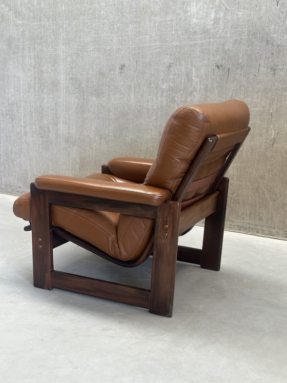 Image 1 of Set/2 Poltrone Lounge Coja Culemborg Cognac anni '70