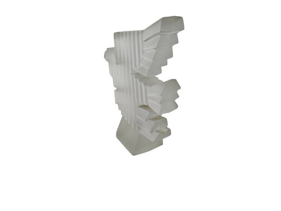 Image 1 of Leerdam Glass Factory - 'Bird' - frosted pressed glass - 1965