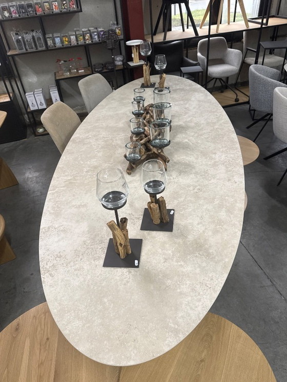 Image 1 of Oval ceramic table