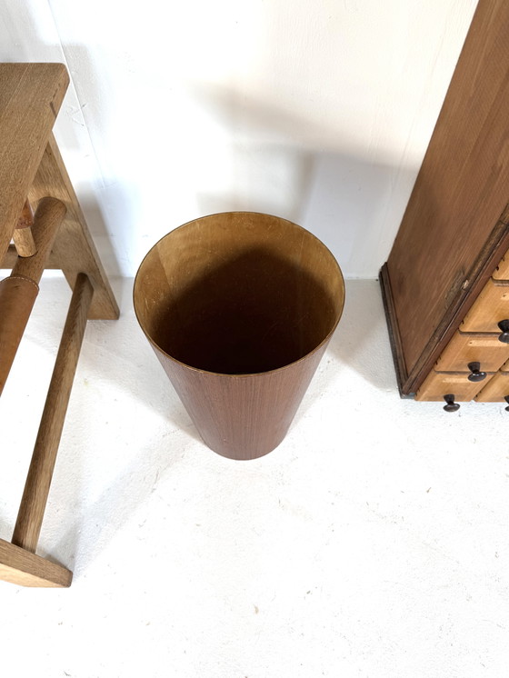 Image 1 of Vintage teak waste bin, Servex Sweden '60
