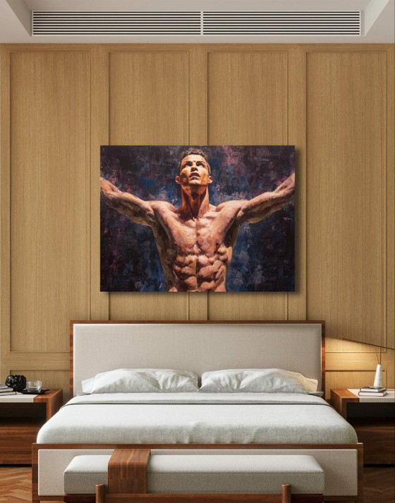 Image 1 of Alberto RICARDO - Cristiano Ronaldo 3 - Tela d'artista
